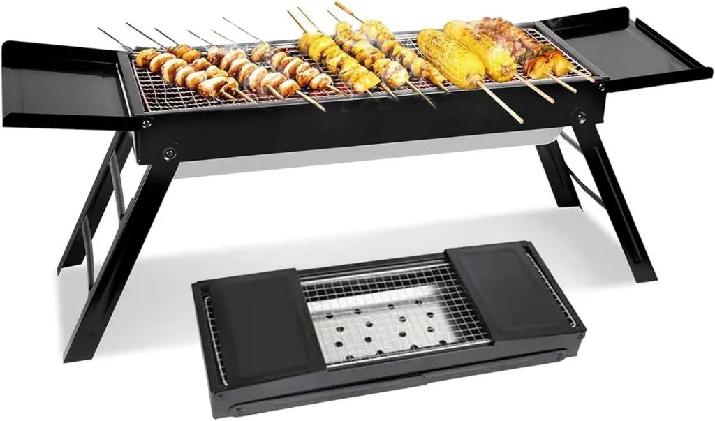 Kompaktowy grill węglowy do kempingu i pikników
