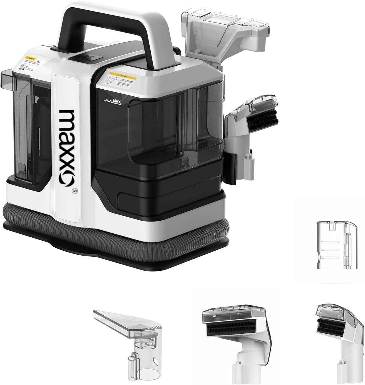 maxxo SC750W Turbo urządzenie do czyszczenia tapicerki: kompaktowa konstrukcja, 750 W, do dywanów i tapicerki