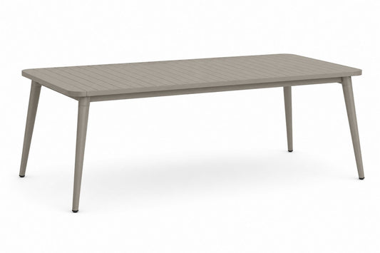 Stół aluminiowy beżowy 200x90x75 cm