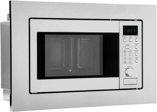 Zintegrowana kuchenka mikrofalowa Bomann z grillem, 20L, srebrna