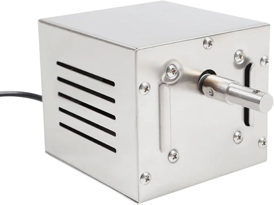 Elektryczny silnik do grilla obrotowego 25 W, stal nierdzewna, do 60 kg