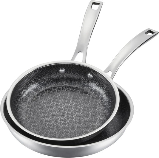 Cuisinart FusionPlus™ Zestaw Patelni Stalowych (8' i 10')