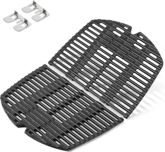 Ruszt żeliwny Onlyfire do grillów Weber Q200/Q220/Q2000/Q2200/Q2400, zestaw 2 szt.