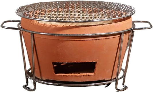 Ceramiczny grill węglowy do kuchni i ogrodu, przenośny piec na pikniki i kempingi
