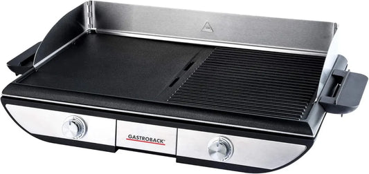 GASTROBACK Grill Elektryczny Stołowy 2300W z Wyjmowanymi Płytami