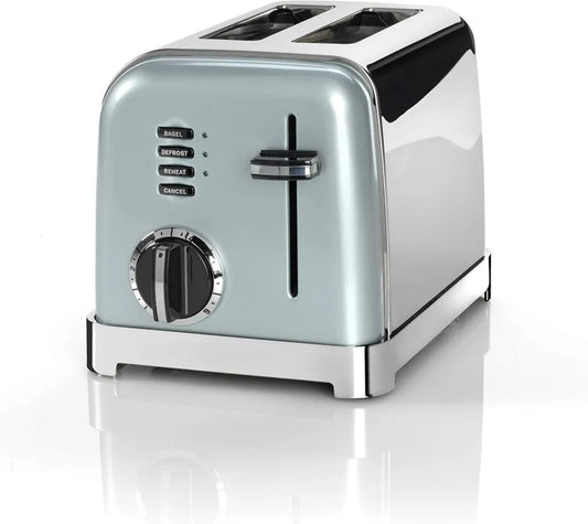 Cuisinart Toster na 2 kromki | szerokie szczeliny, idealne do pieczywa i bułek, 6 poziomów opiekania i funkcja rozmrażania, wysoka dźwignia, dostępny pasujący czajnik