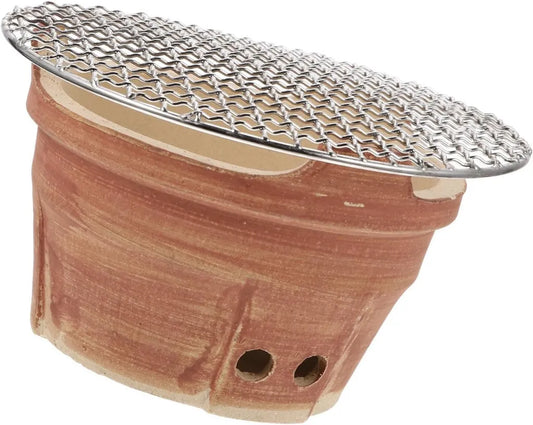 Ceramiczny grill węglowy mini 48 cm – do ogrodu i kempingu