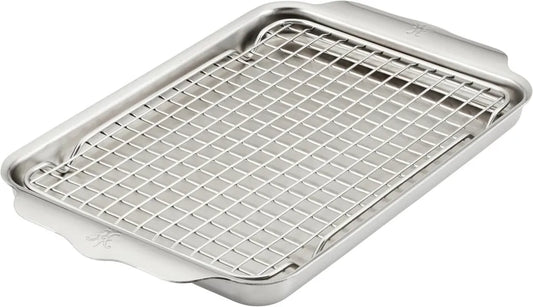 Hestan OvenBond Provisions Blacha z Rusztem, Srebrna