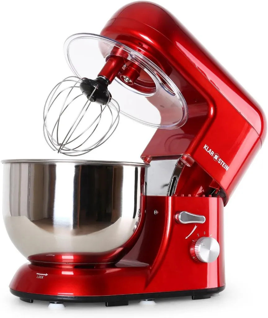 Robot kuchenny Bella Rossa 1200W, miska 5,2L, 6 biegów, akcesoria, czerwony