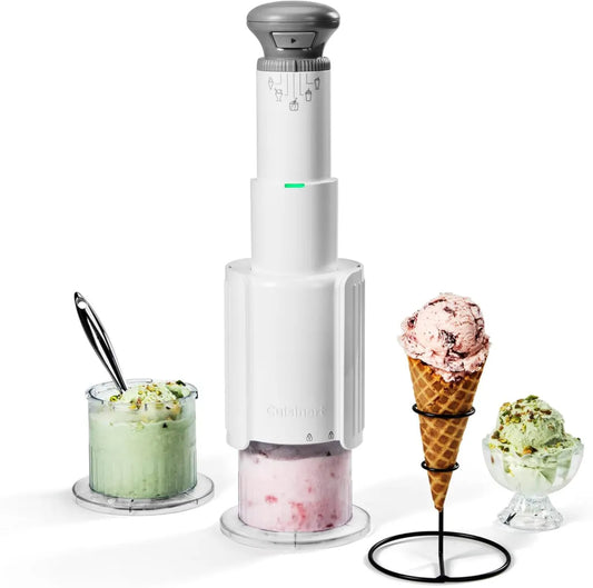 Cuisinart Lodziarnia 5 w 1, Smoothie i Sorbety z Pokrywkami, Łatwe Czyszczenie, ICE-FD50