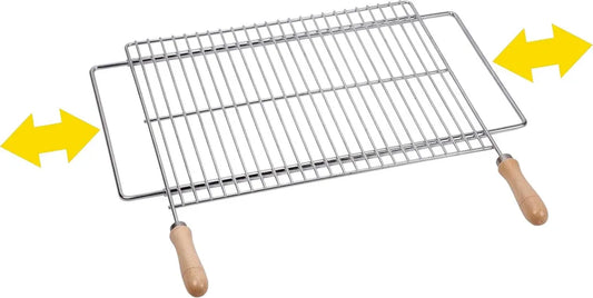 SAUVIC uniwersalny stojak na grill, regulowany, 70 x 40 cm, srebrny