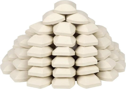 Ceramiczne brykiety do grilla Leship, zamienne do turbo i Nexgrill, 100 sztuk, 5x5 cm