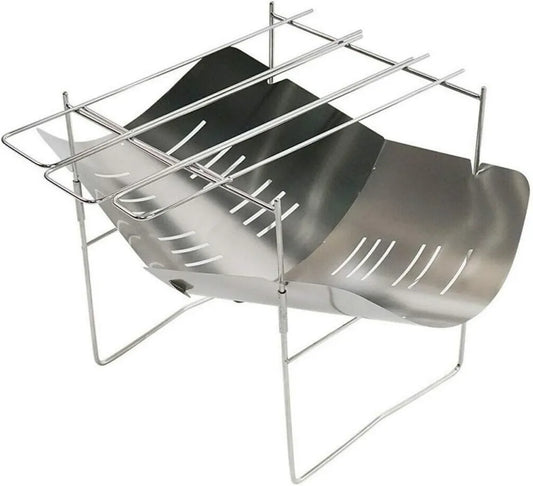 Przenośny Mini Grill Campingowy Zestaw Stalowy