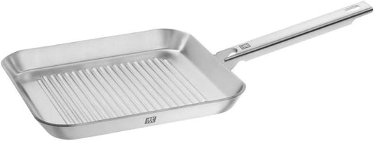 Zwilling Plus Patelnia Grillowa 45 x 24 x 2,5 cm, Odpowiednia do Indukcji, Srebrny, 24 cm