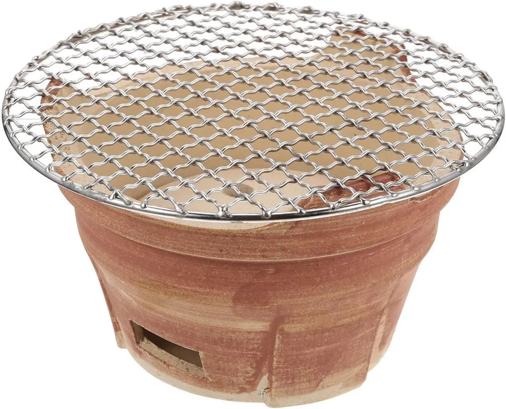 Przenośny grill ceramiczny na węgiel drzewny do kamperów i ogrodów