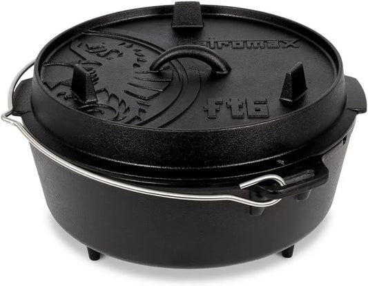 Żeliwny Garnek Petromax Ft6, 6 L, Czarny