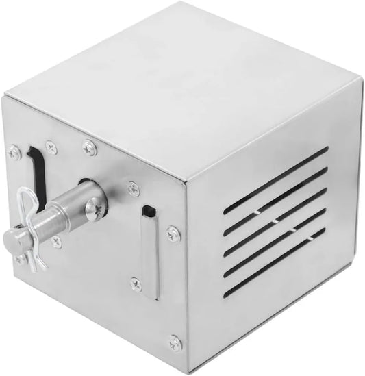 Elektryczny silnik obrotowy do grilla 25W z nierdzewnej stali na kemping i do ogrodu
