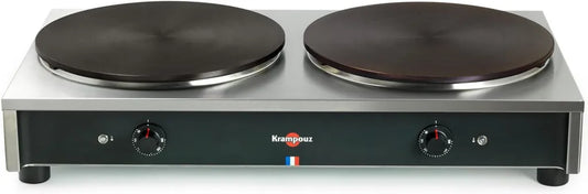 Prostokątny producent naleśników Krampouz Standard 2 x 40 cm 230 V