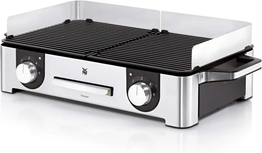 Grill Elektryczny Kompaktowy WMF, 28x50 cm, Czarny/Srebrny
