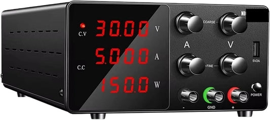 Regulowany zasilacz laboratoryjny DC i zasilacz stołowy, do testów elektroniki i napraw
