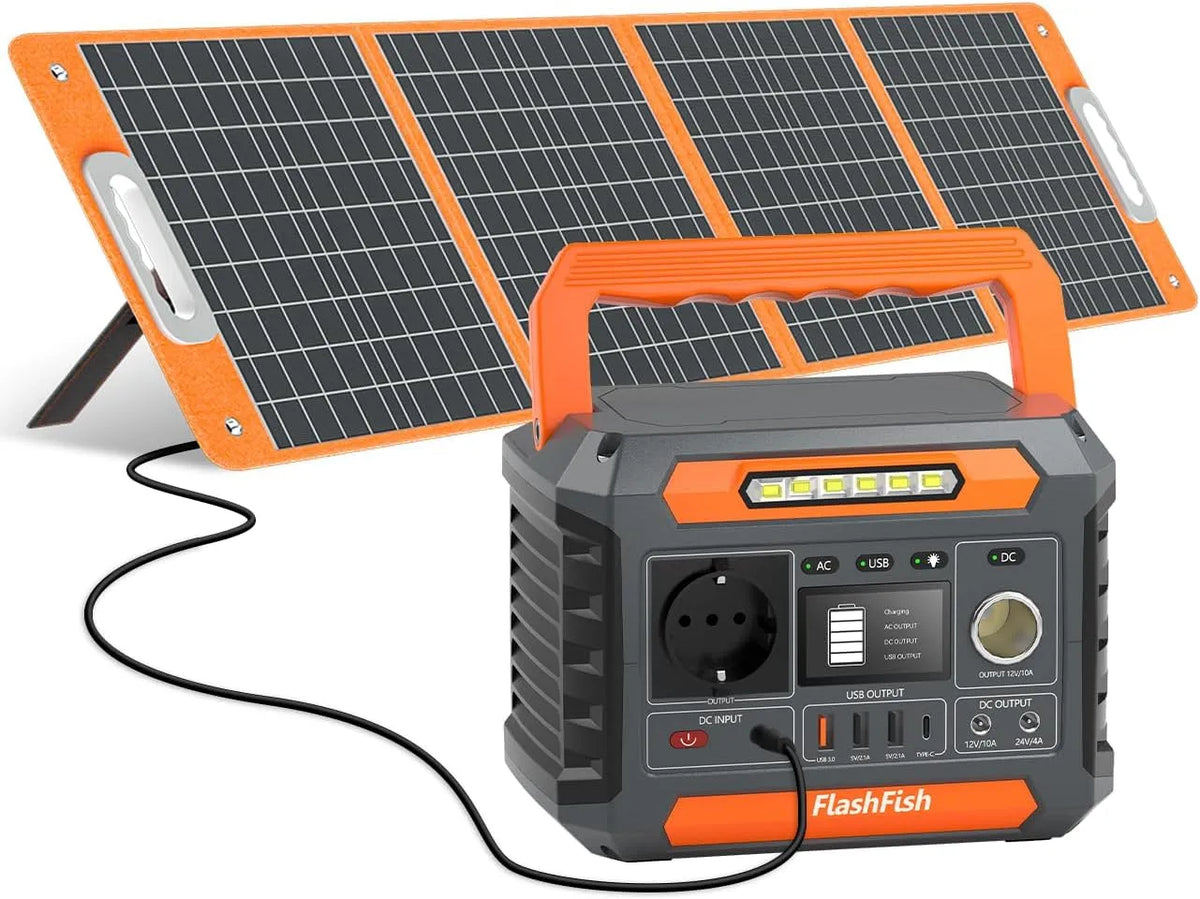Przenośna stacja zasilania i generator solarny, 144,3 Wh, zasilanie słoneczne, 100 W, 200 W, 230 V