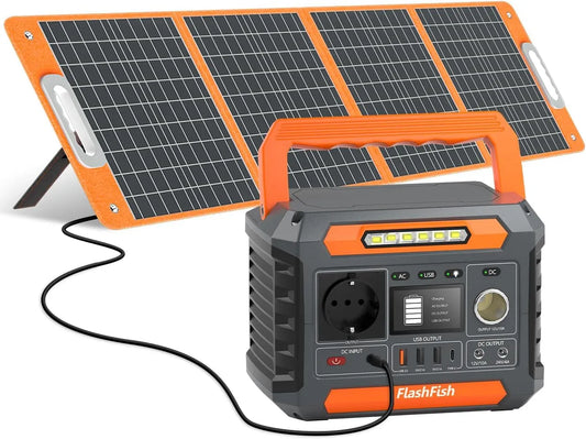 Przenośna stacja zasilania i generator solarny, 144,3 Wh, zasilanie słoneczne, 100 W, 200 W, 230 V