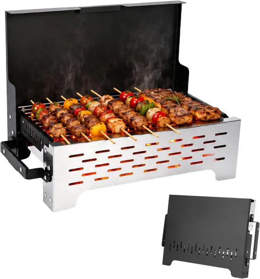 Przenośny grill kempingowy klasy premium z torbą transportową