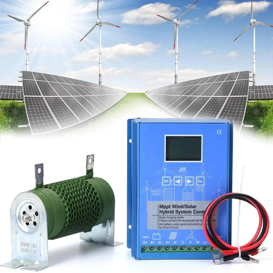 ciągła moc od 2000 W do 10000 W i wyświetlacz LCD do turbin wiatrowych