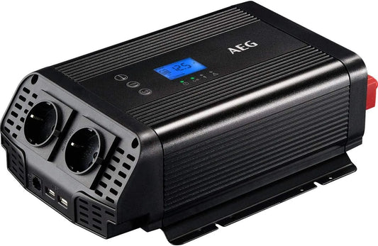 Przetwornica DC-AC i konwerter napięcia, sterowanie aplikacją, 600 W, 12 V, 230 V
