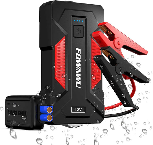 Power bank z szybkim ładowaniem i przenośna ładowarka, 24800mAh, 12 V, 4000A, 9 l, do pojazdu i zasilania mobilnego