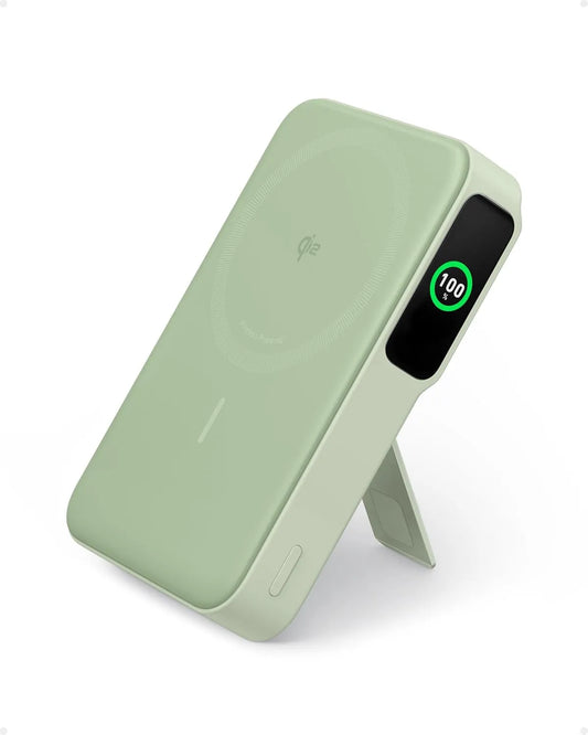 Anker Qi2 Power bank z szybkim ładowaniem i przenośna ładowarka, 10000 mAh, 15 W, do oczka wodnego i fontanny, składany