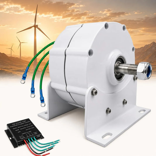 Turbina wiatrowa i generator wiatrowy, 10000W, 12V, 24V, 48V