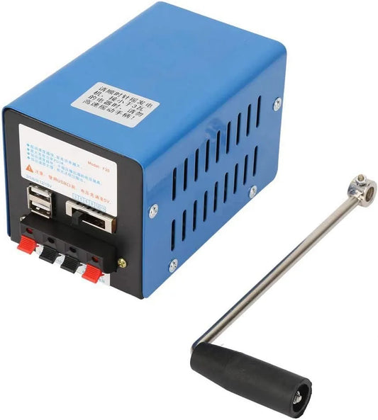 Generator na korbkę i ładowarka awaryjna, 20 W