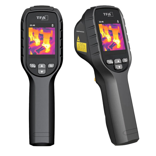 Kamera termowizyjna, z kamerą, przenośna konstrukcja, 20°C, 550°C, TFA IP 54