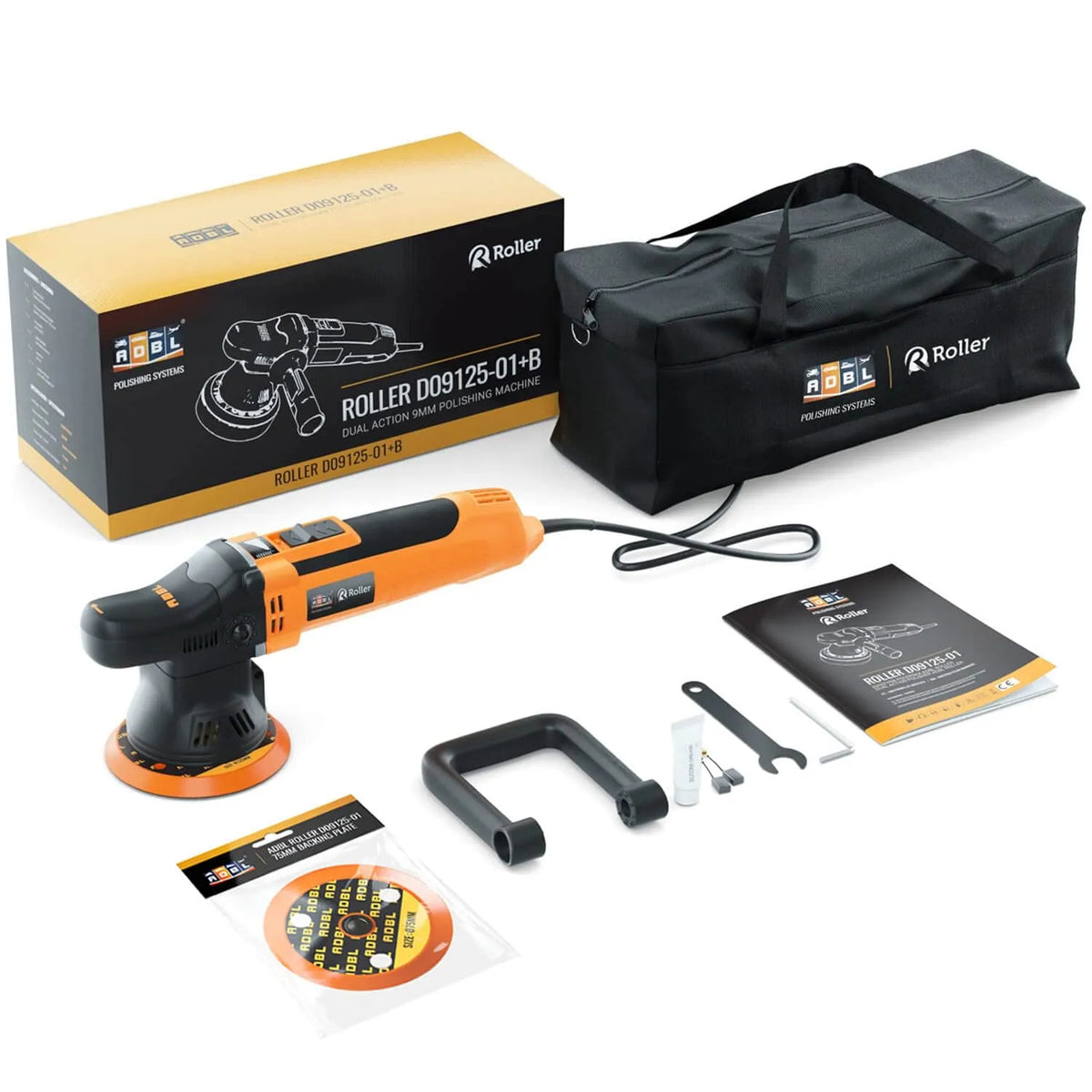 Polerka elektryczna i maszyna polerska – 75 mm, 9 mm, 650 W