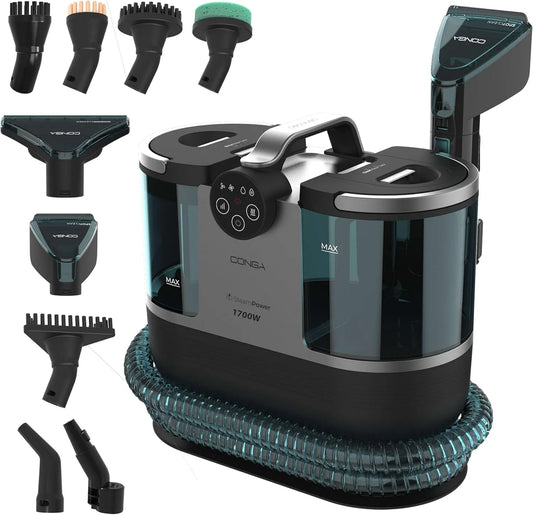 Cecotec Conga 7000 Carpet & Spot Clean Steam XXL Pro 1700: 1700 W