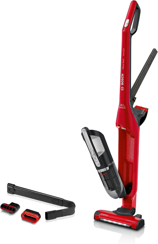 Bosch BBH3ZOO28 Odkurzacz, akumulatorowy, 2w1, czerwony