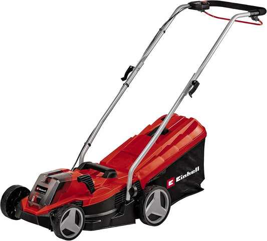 Einhell Ge-Cm Kosiarka do trawy zapewniająca równomierne koszenie przy pielęgnacji trawnika, 33 cm, czarny