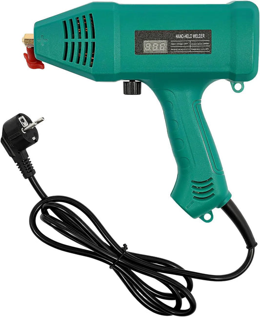 Handheld spawarka elektrodowa – wyświetlacz LED, przenośna konstrukcja, 220 V, 3000 W