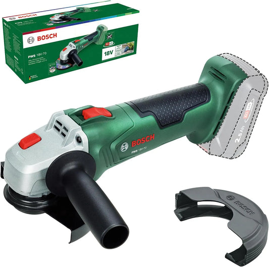 Bosch 18V Szlifierka kątowa – PWS, akumulatorowy, zasilanie akumulatorowe, 125 mm