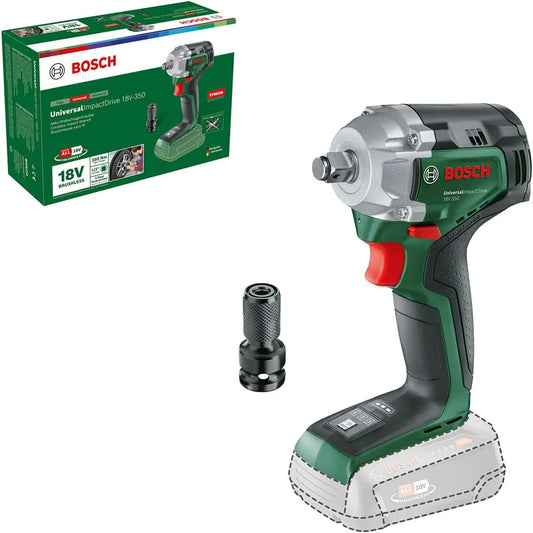 Bosch Klucz udarowy i klucz pneumatyczny – akumulatorowy, zasilanie akumulatorowe, 18V, 350 Nm