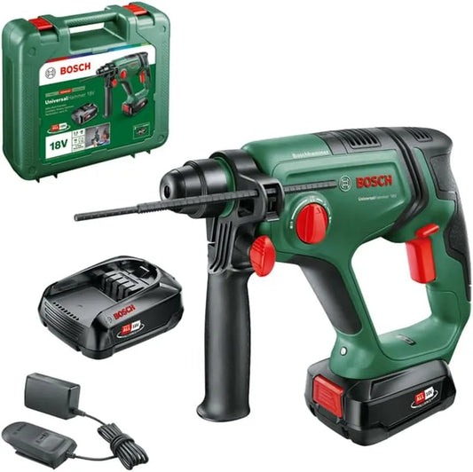 Bosch Wiertarka udarowa, akumulatorowy, zasilanie akumulatorowe, 18 V, 2.5 Ah