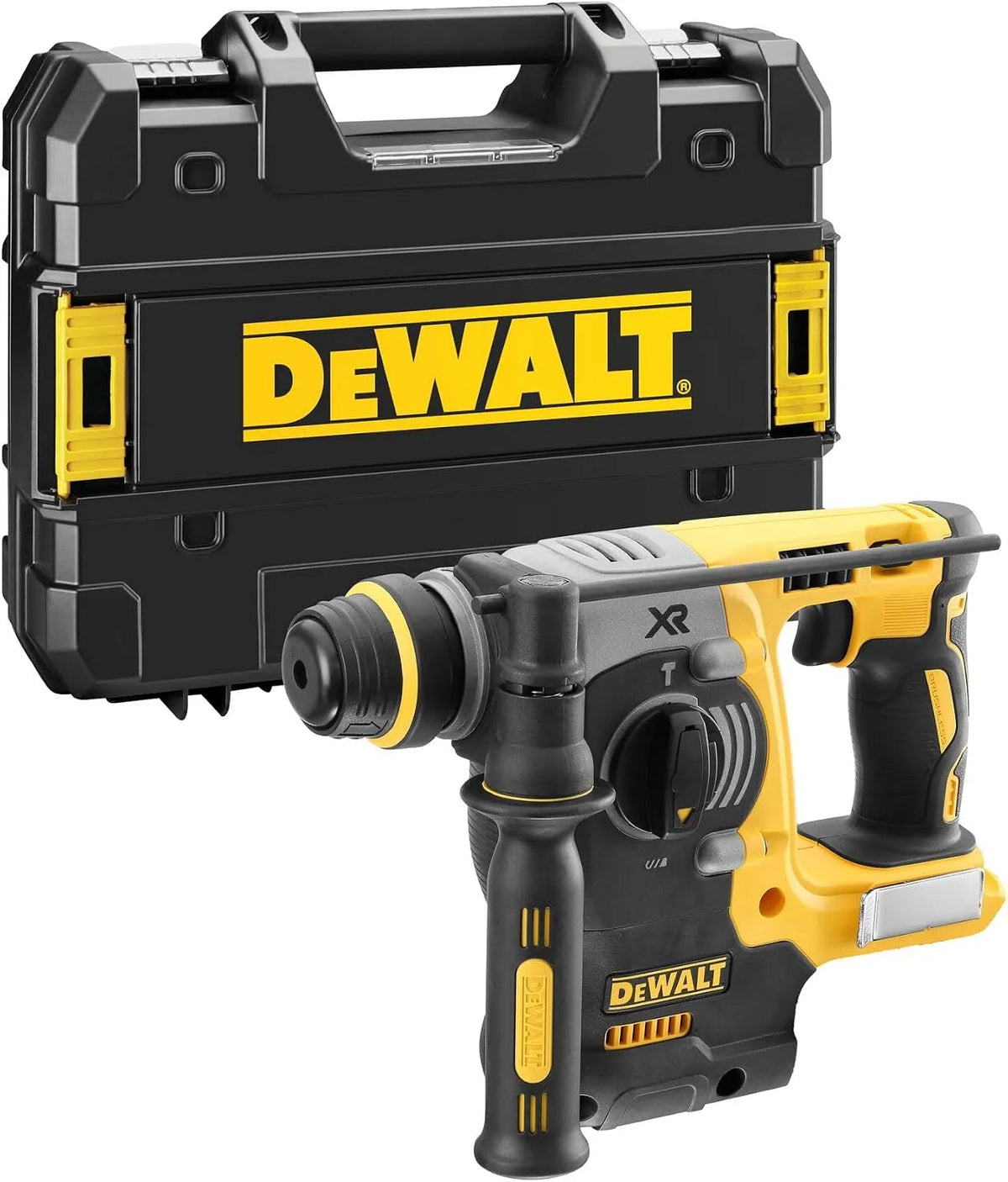 DeWalt Młotowiertarka do wiercenia udarowego i dłutowania w twardych materiałach – 15.75 × 11.81 × 7.87 cm, czarny
